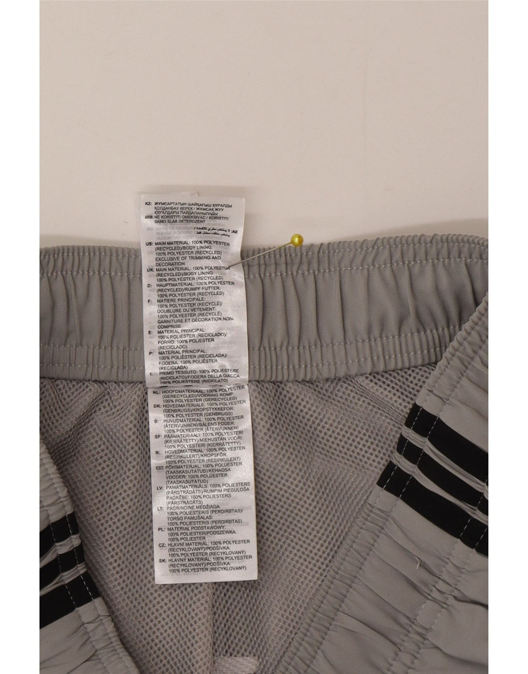 Adidas Sportsshorts til mænd, små grå polyester