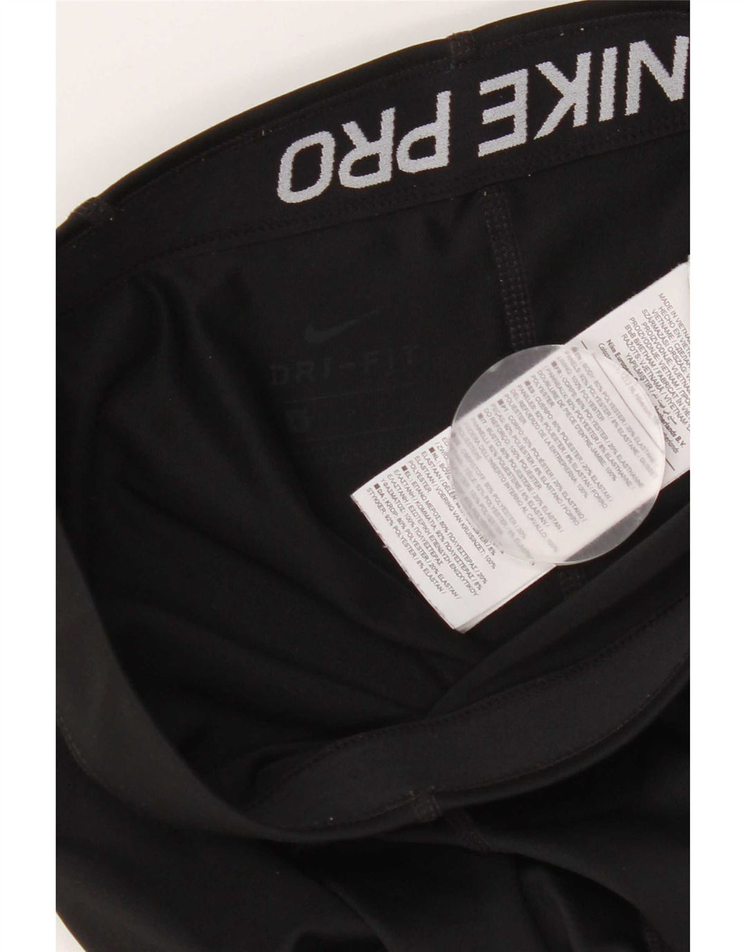 Nike Dame Capri Grafiske Leggings UK 8 Small Black Polyester