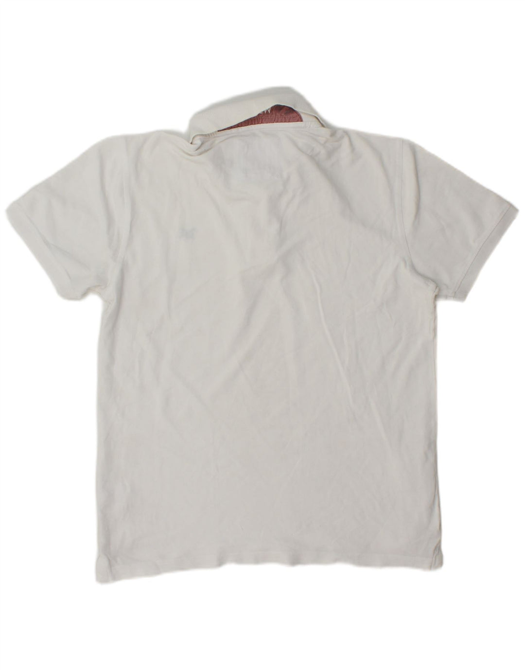Besætningstøj Herre poloshirt Medium hvid bomuld