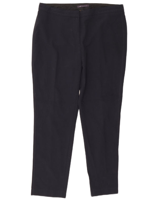 Marks & Spencer koniske chinobukser til kvinder UK 16 Large W32 L28 Marineblå