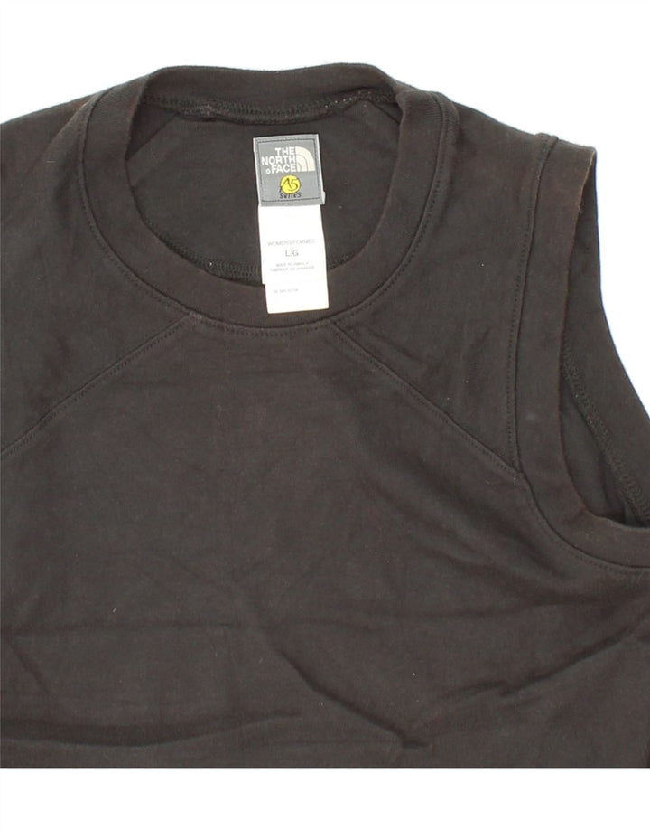 THE NORTH FACE Damevest Top UK 14 Stor Sort Bomuld