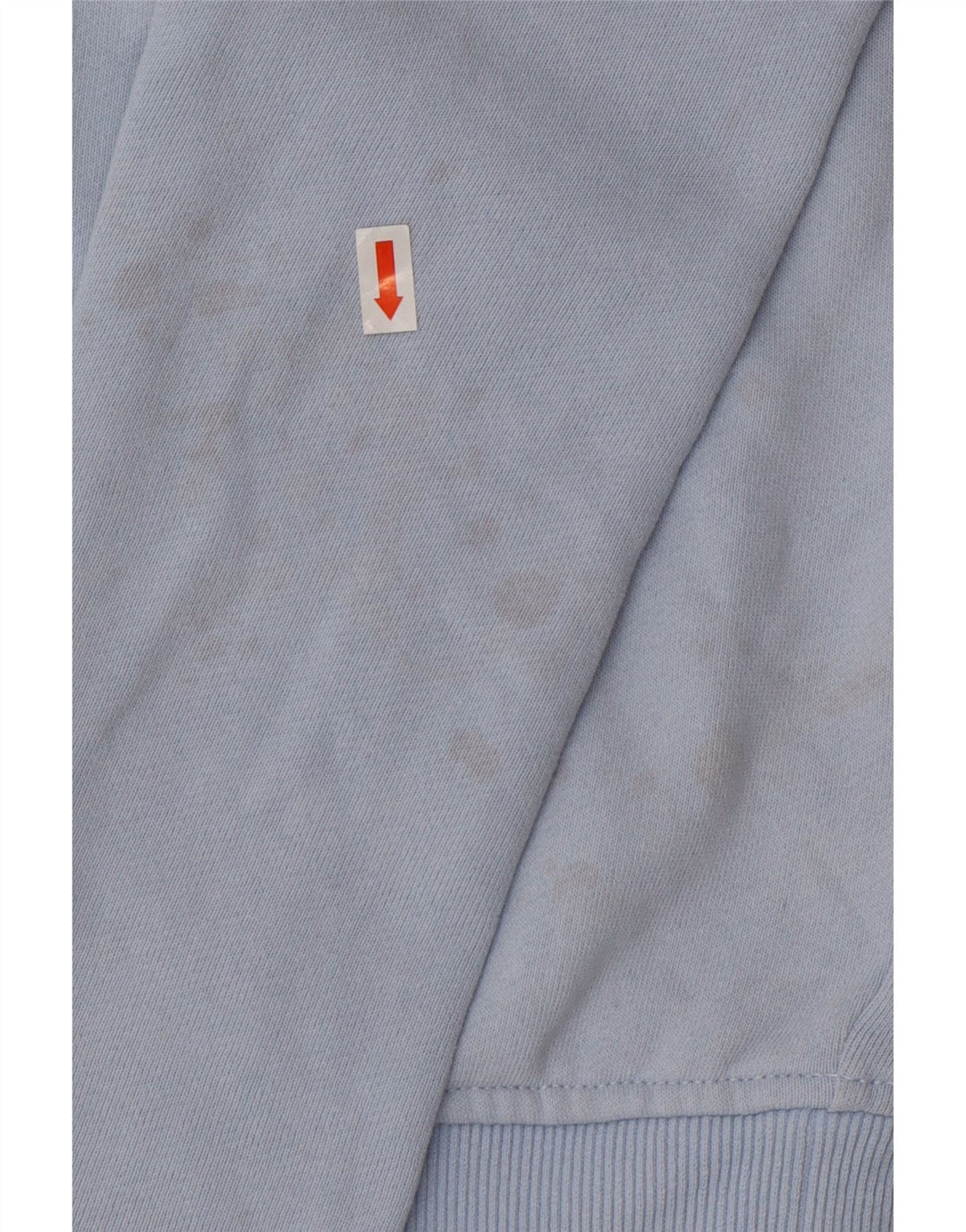 FILA Grafisk sweatshirt til kvinder UK 14 Medium Blue Colourblock Bomuld