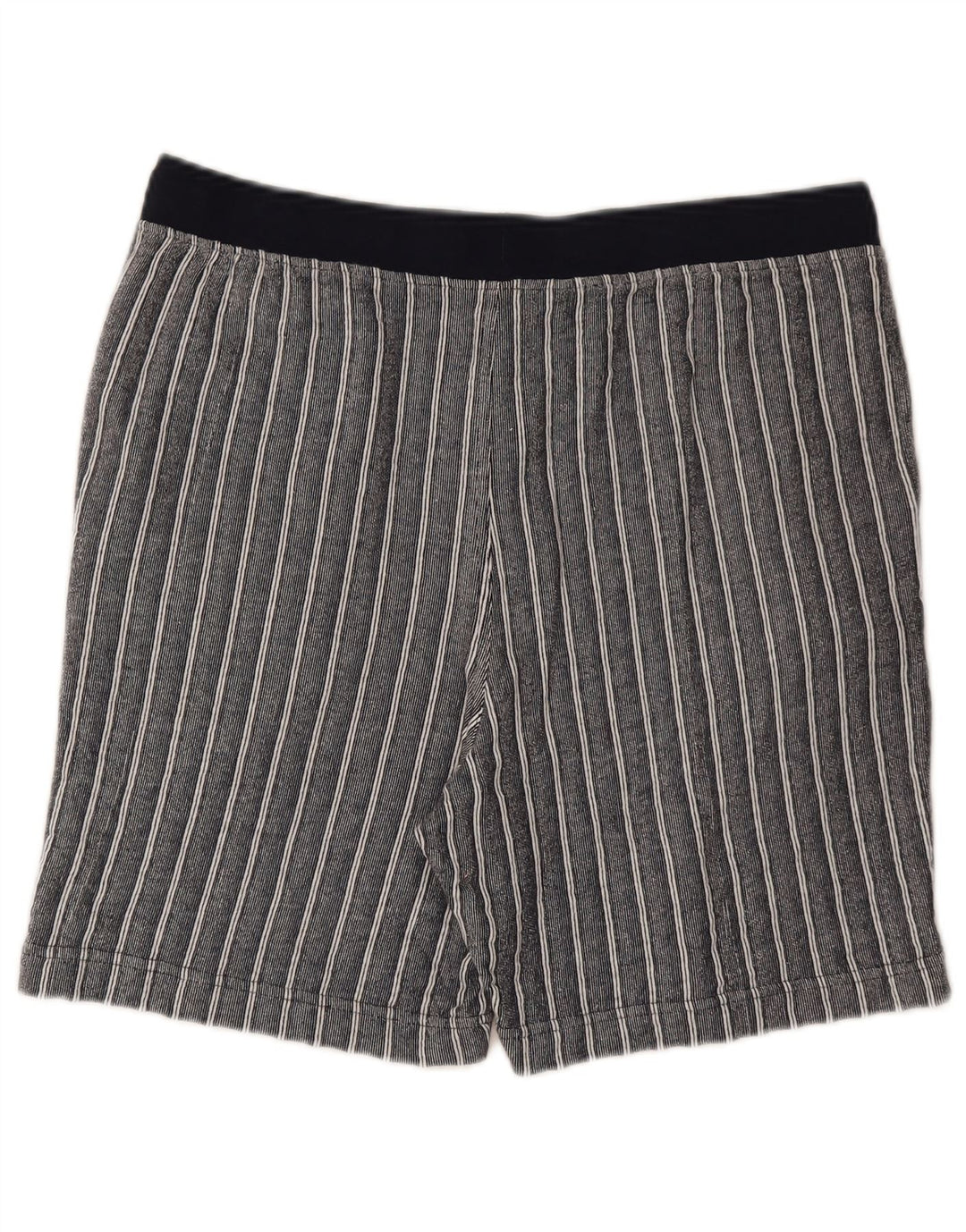 Marks & Spencer Herre Casual Shorts Store Marineblå Stribet Bomuld