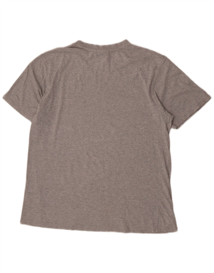 Fila Herre Grafisk T-Shirt Top Medium Grå