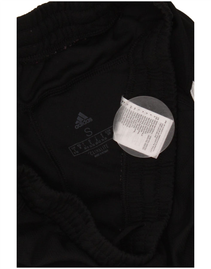 Adidas Dame Climalite Sports Shorts UK 8/10 Small Black Polyester