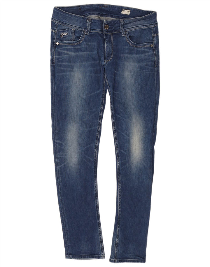 G-STAR Womens Slim Jeans W32 L30 Blue Cotton