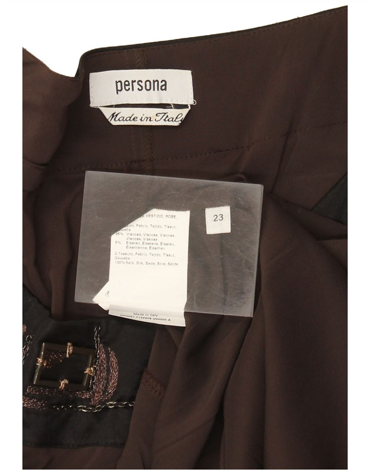 Persona Damebluse Top Størrelse 23 Medium Brun Viscose