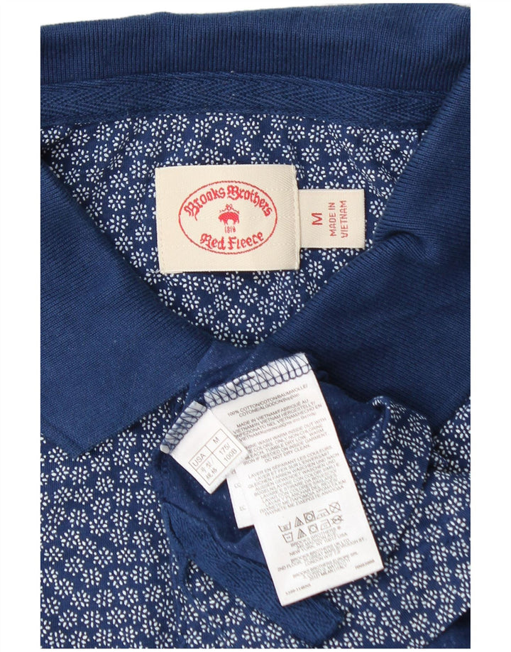 Brooks Brothers herre poloshirt Medium Blue Floral Bomuld