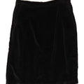 JOOP Womens Velvet Straight Skirt Medium W28  Black Cotton Vintage Joop and Second-Hand Joop from Messina Hembry 