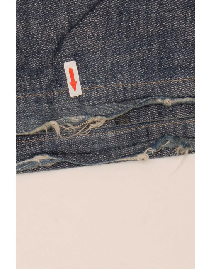 Miss Sixty Womens Flared Jeans W28 L33 Marineblå Bomuld