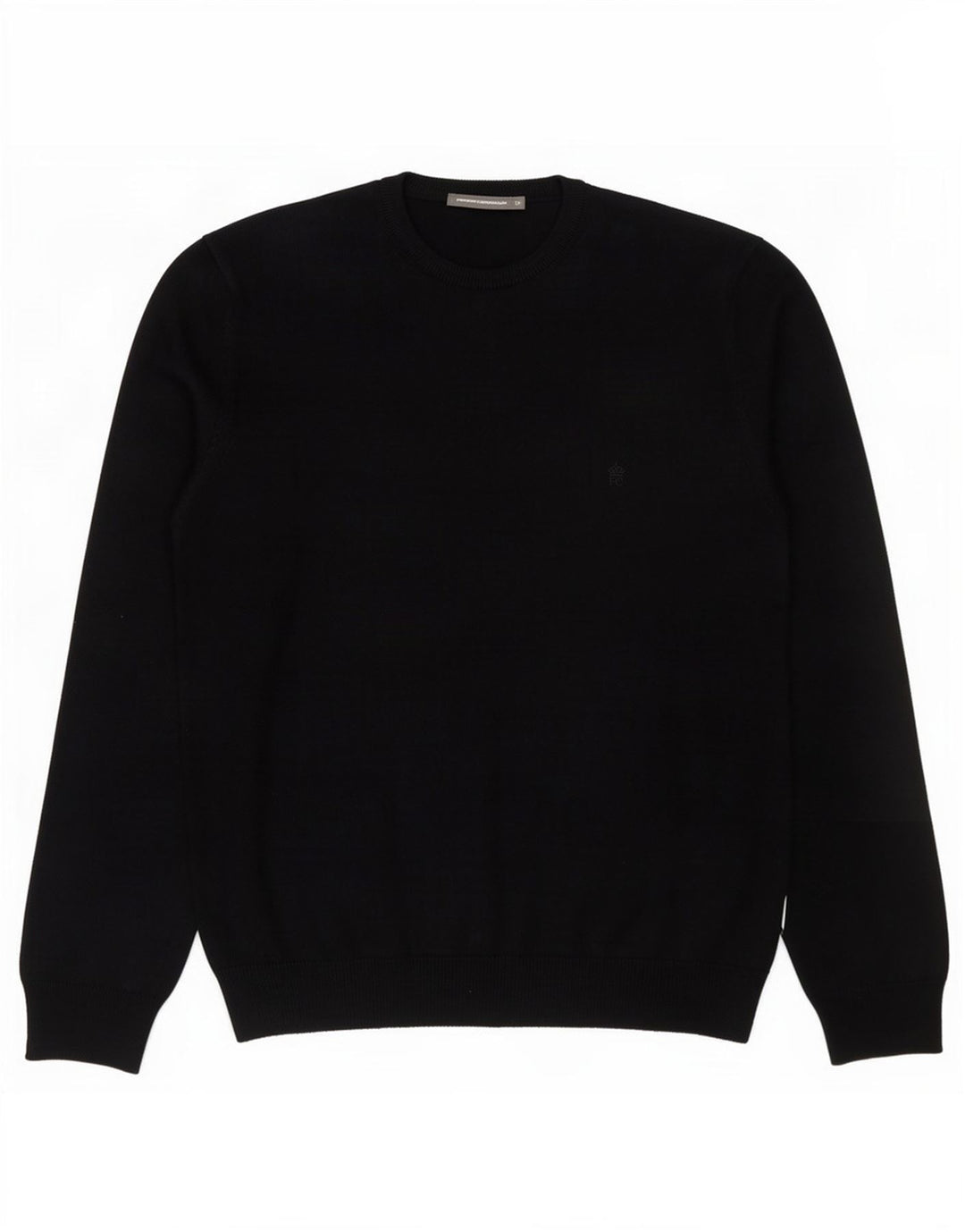 French Connection Herre Crew Neck Jumper Sweater Medium Navy Blue Akryl
