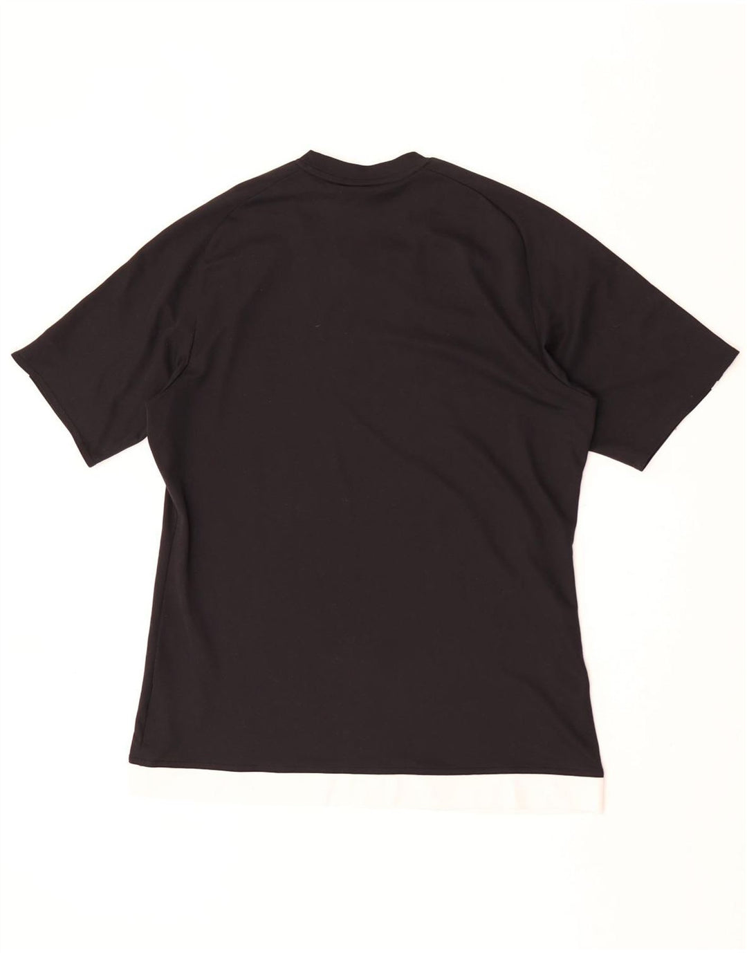 Adidas Herre Climalite T-Shirt Top Medium Sort Polyester