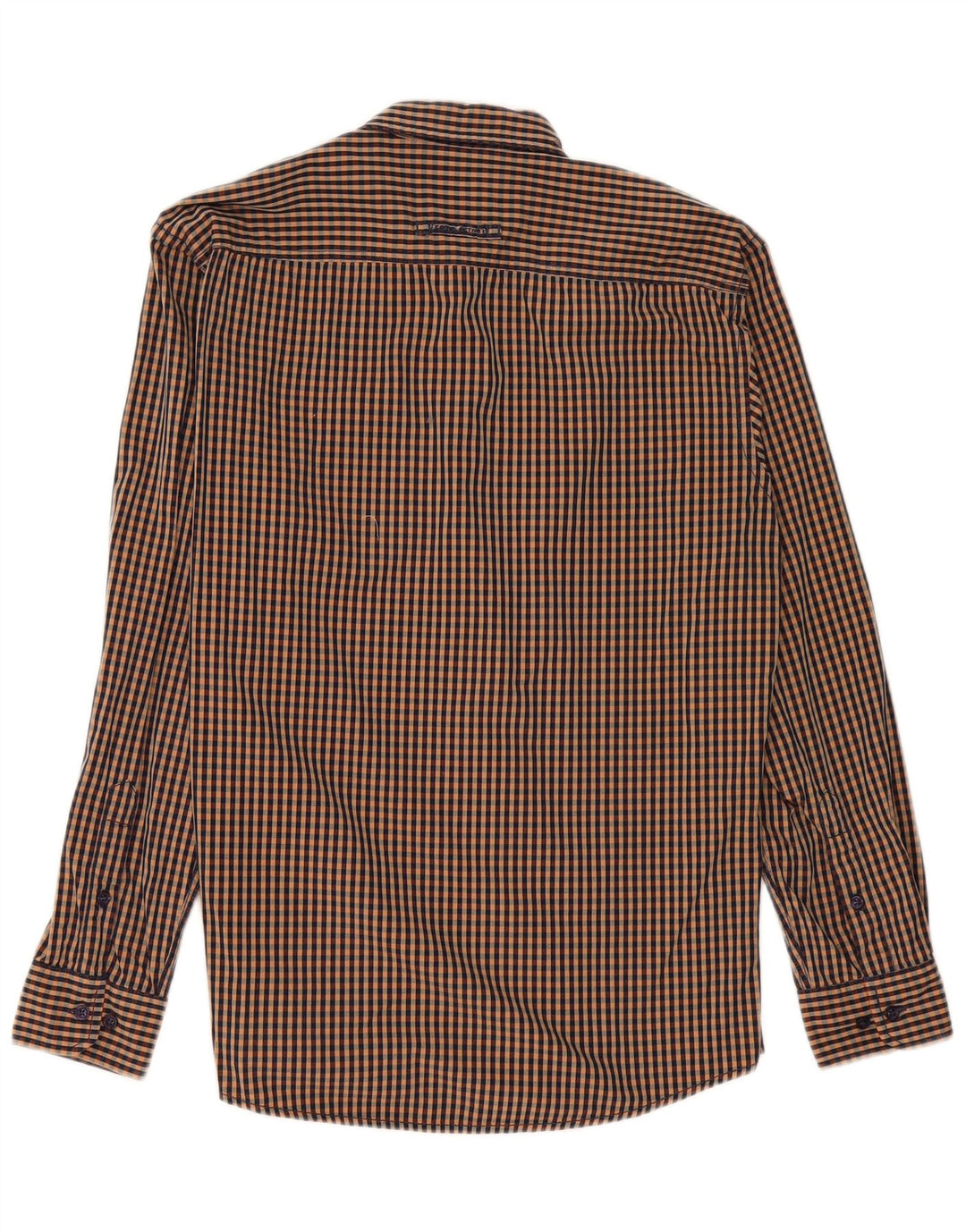 Camel Active Herre Regular Fit skjorte Medium Brun Gingham Cotton