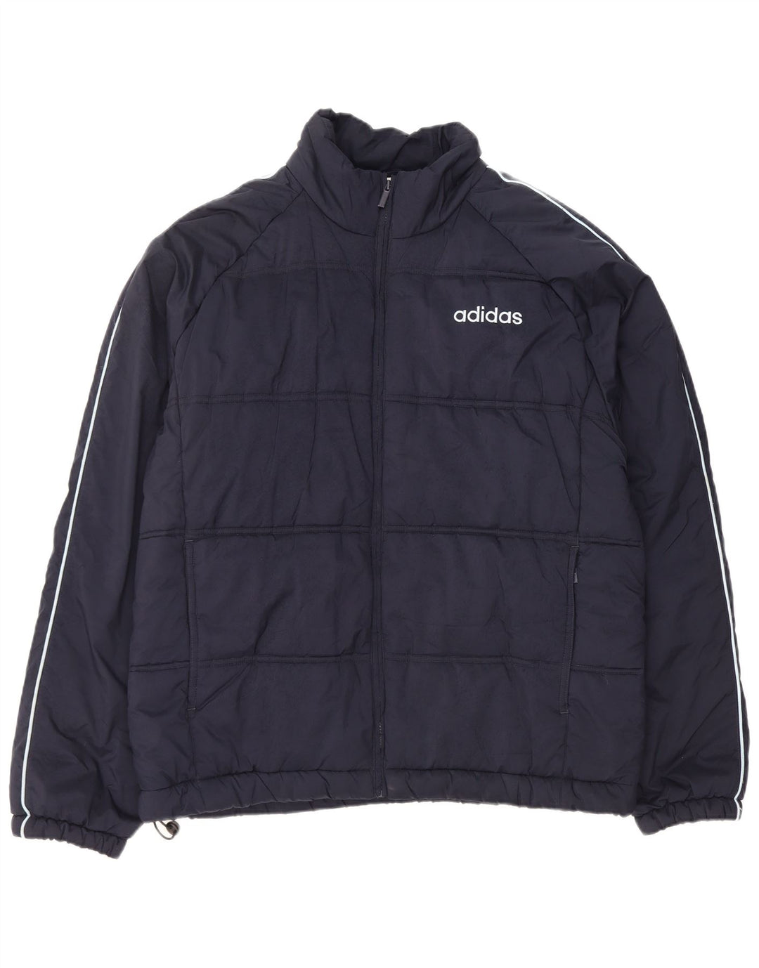 Adidas Polstret Herrejakke UK 42 XL Navy Blue Polyester