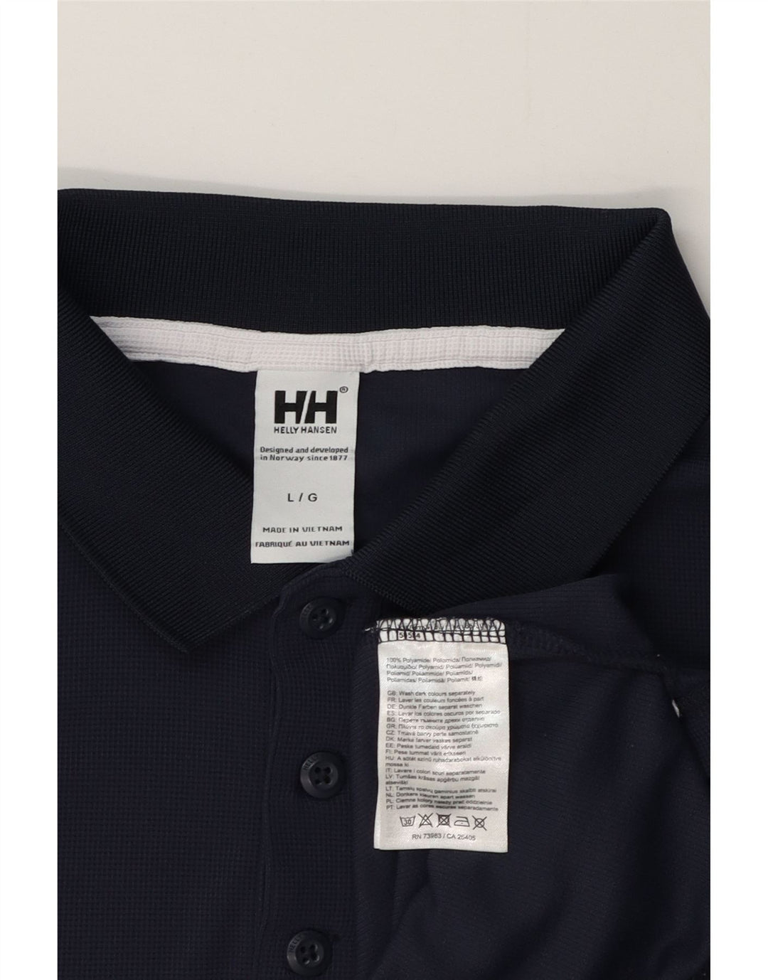 Helly Hansen Herre Polo Shirt Large Navy Blue