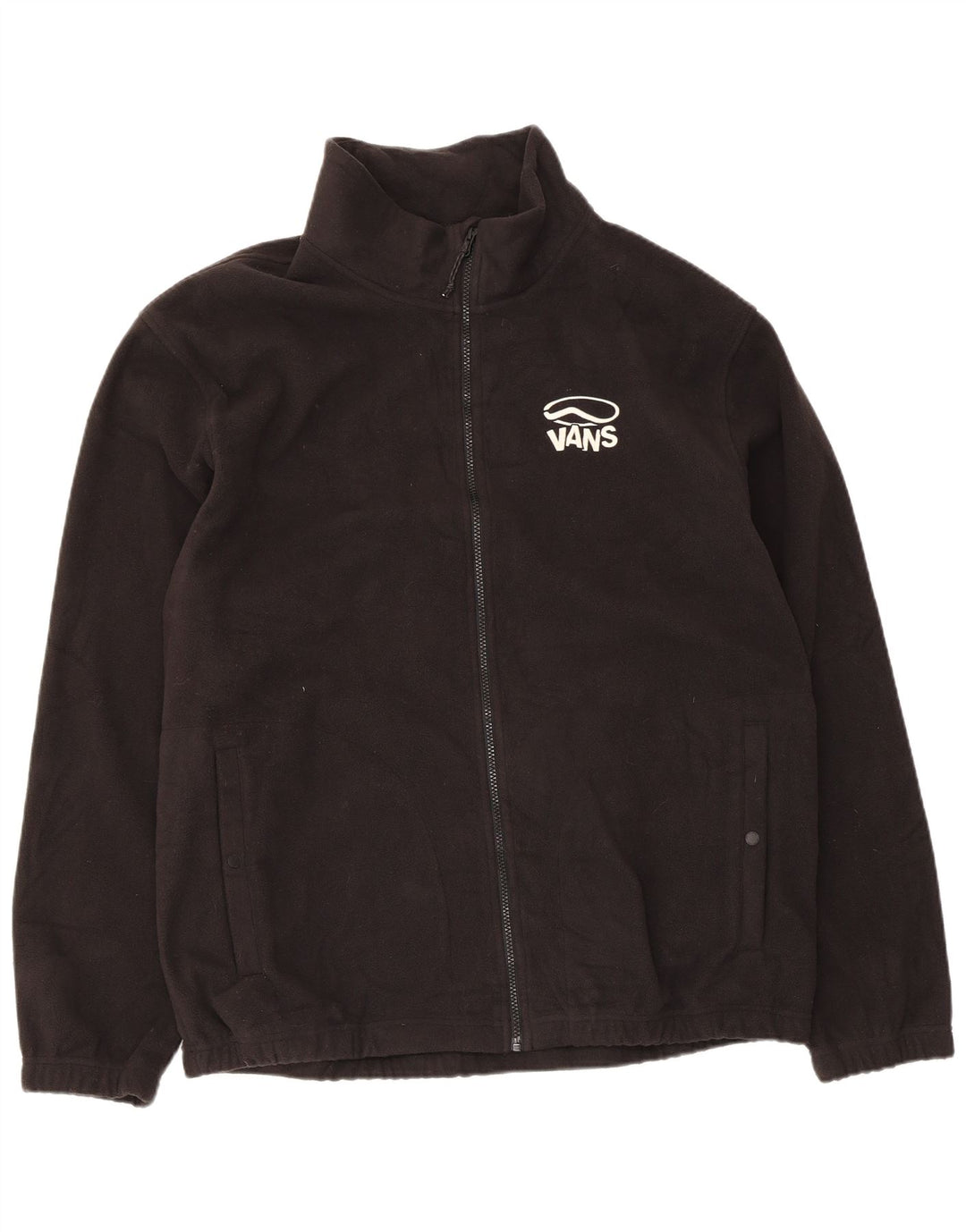 Vans Herre grafisk fleecejakke UK 42 XL Sort Polyester