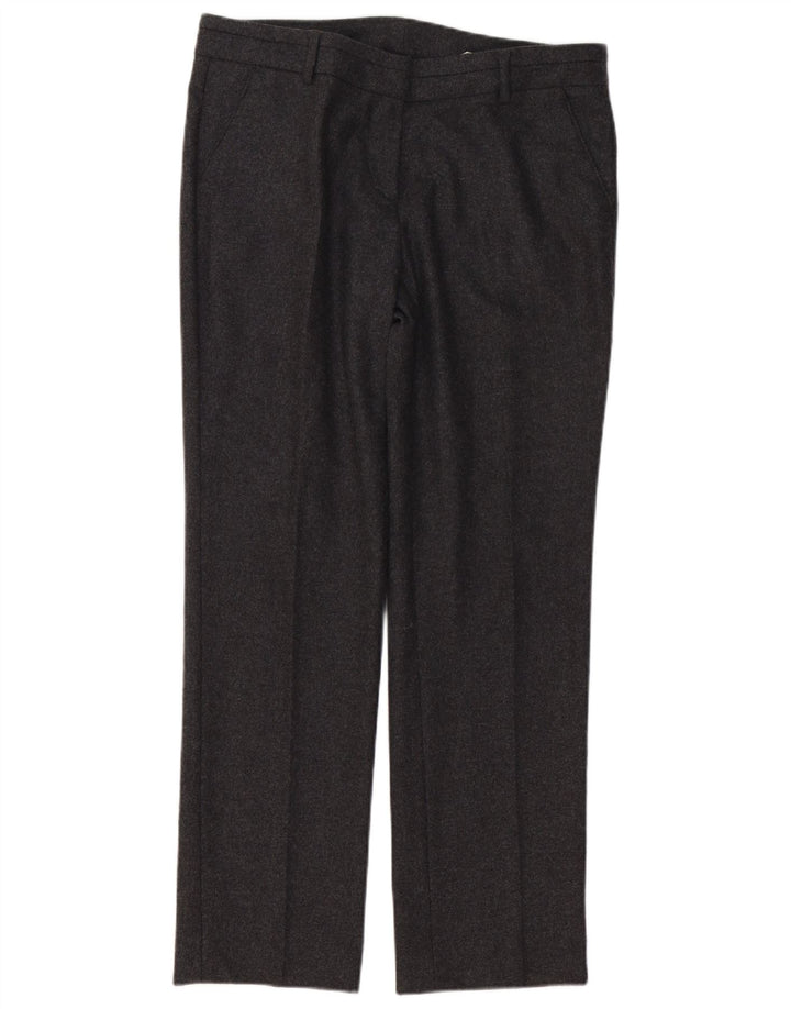 HENRY COTTONS Womens Pegged Suit Trousers IT 46 Large W34 L30 Grey Wool
