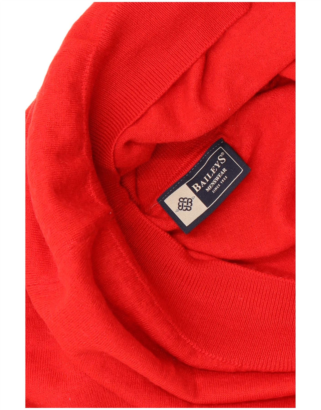Baileys Dame Roll Neck Jumper Sweater UK 14 Large Red