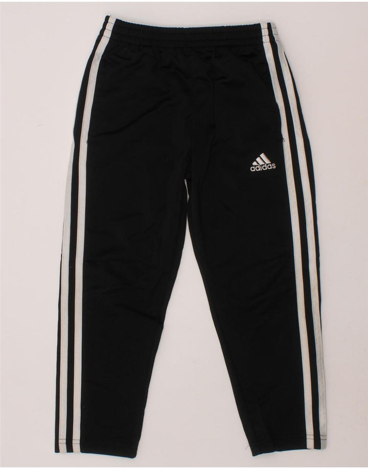 ADIDAS Boys Tracksuit Trousers 4-5 Years  Black Polyester Vintage Adidas and Second-Hand Adidas from Messina Hembry 