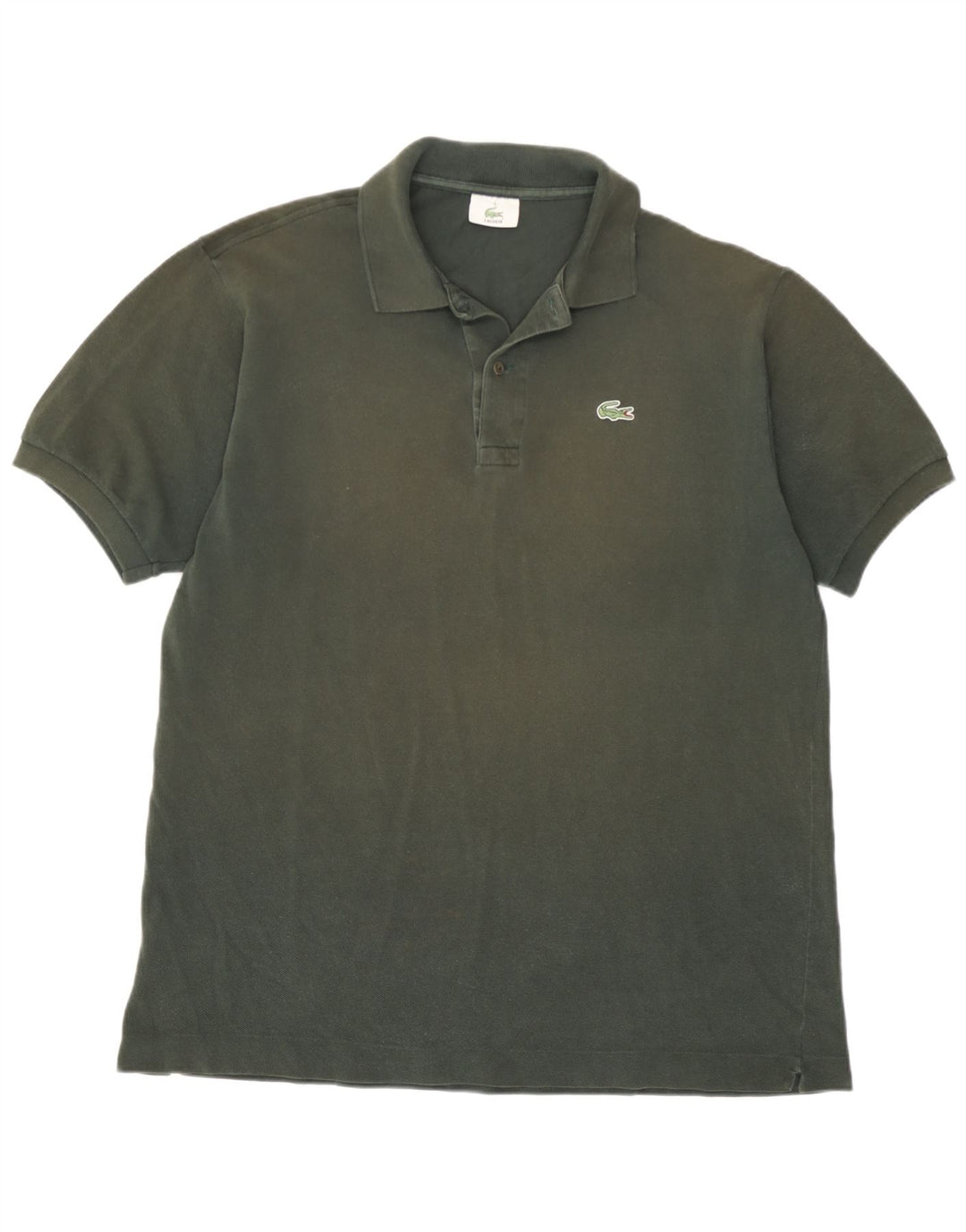 Lacoste Herre poloskjorte US 5 Stor grøn bomuld