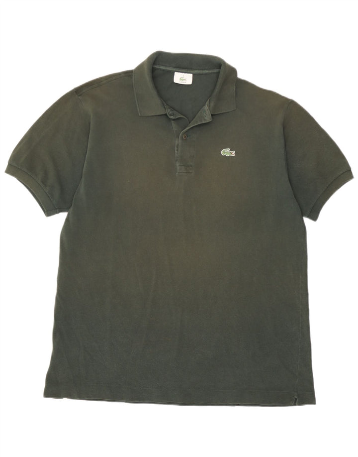 Lacoste Herre poloskjorte US 5 Stor grøn bomuld