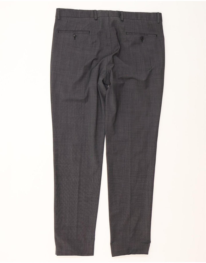 S.Oliver Herredragt med 2 knapstykker UK 46 3XL W38 L32 Grå Polyester