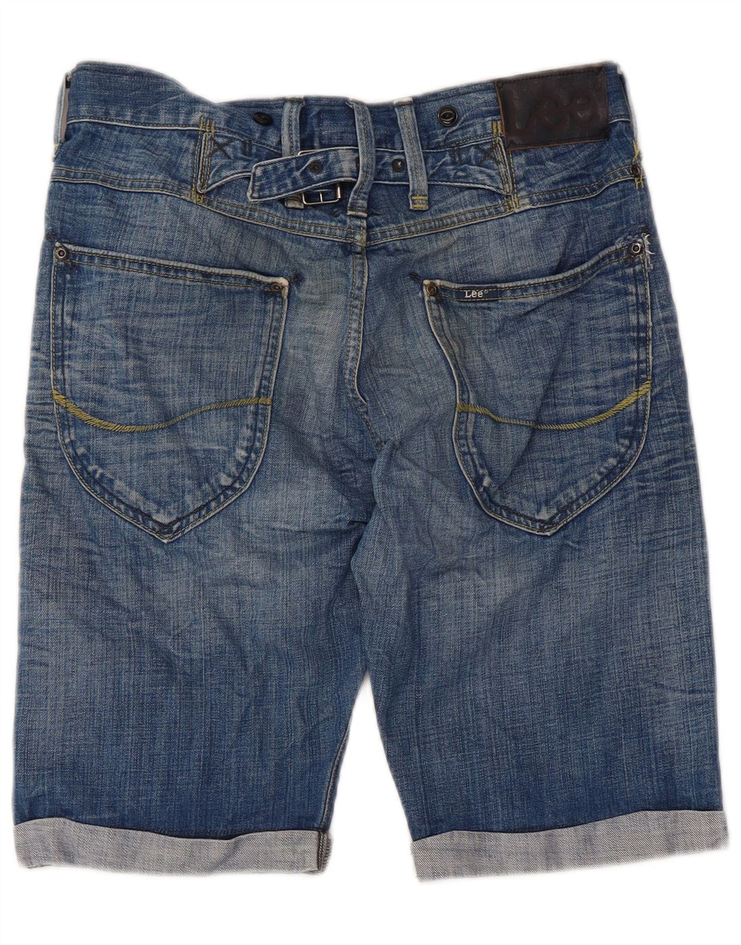 Lee Herre grønne Cinch denimshorts W29 Små blå bomuld