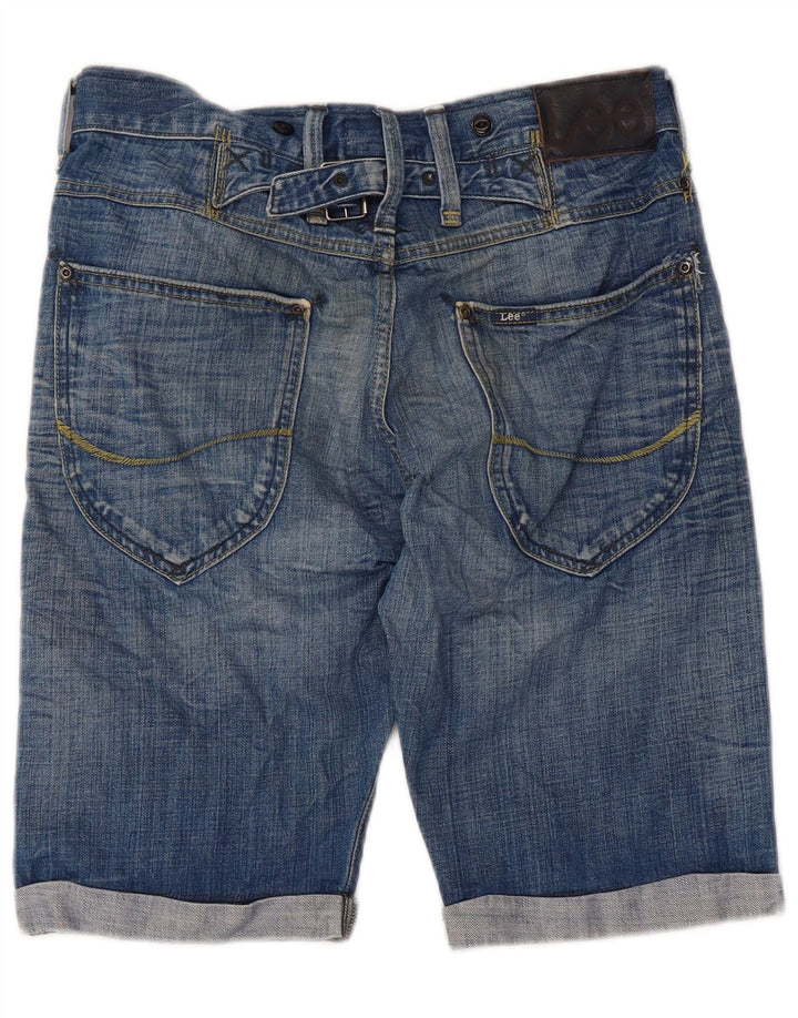 Lee Herre grønne Cinch denimshorts W29 Små blå bomuld