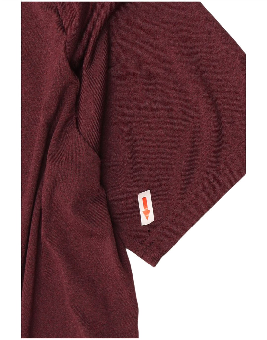 Mountain Warehouse Herre T-Shirt Top Stor Burgundy Polyester
