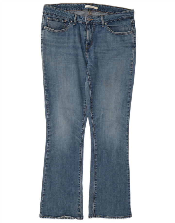 Levi's Dame 715 Bootcut Jeans W32 L30 Blå Bomuld