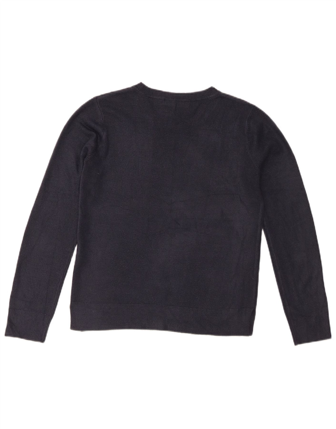 Marks & Spencer Dame sweater med rund hals DK 10 Small Navy Blue
