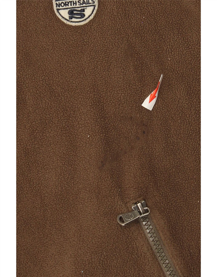 North Sails Herre Fleecejakke UK 38 Medium Khaki Polyester