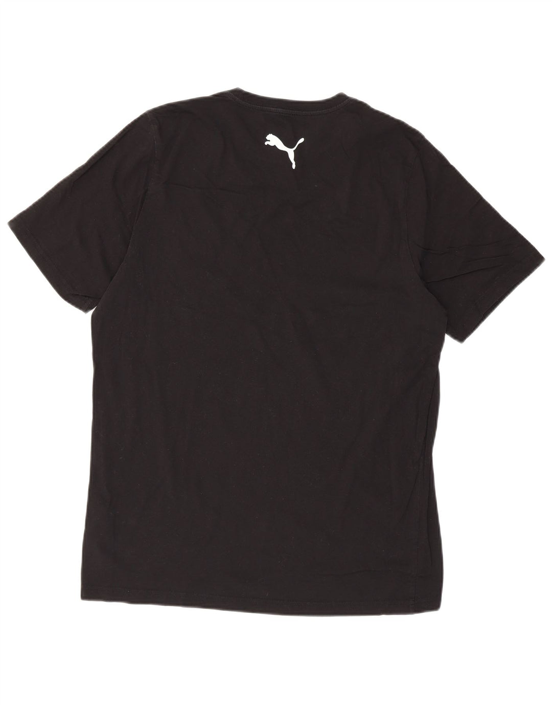 Puma Herre T-Shirt Top Stor Sort Bomuld