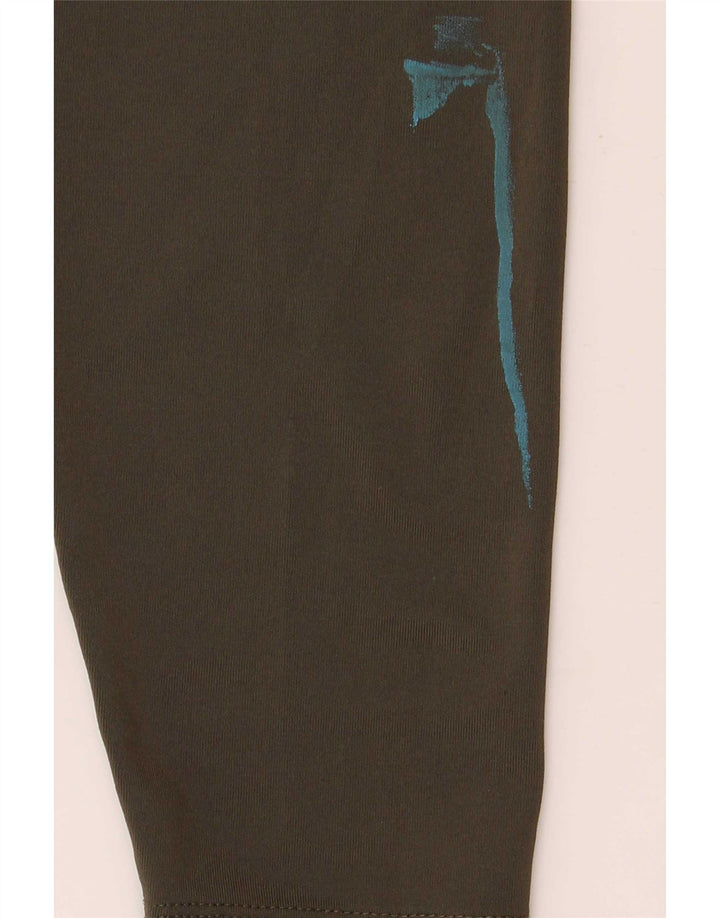 The North Face Kvinders Grafiske Leggings UK 12 Medium Khaki