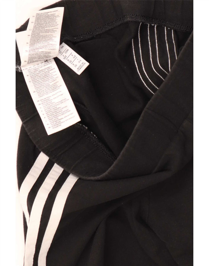 Adidas Dame Leggings UK 12 Medium Sort Bomuld