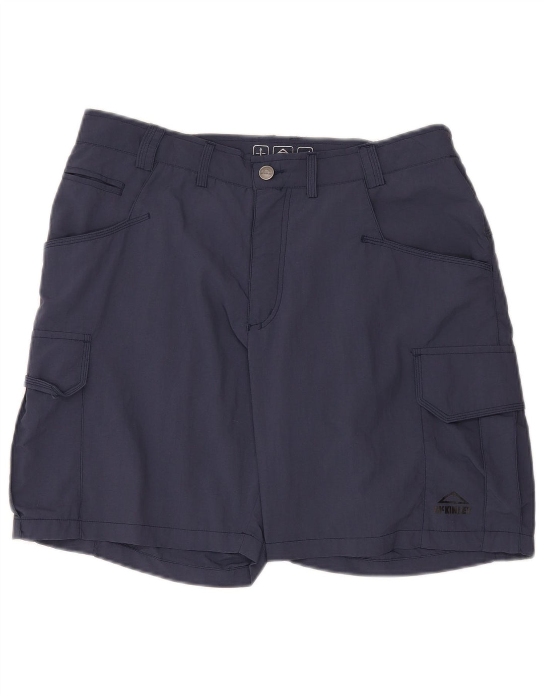McKinley Herre Cargo Shorts W33 Medium Navy Blue Polyamid