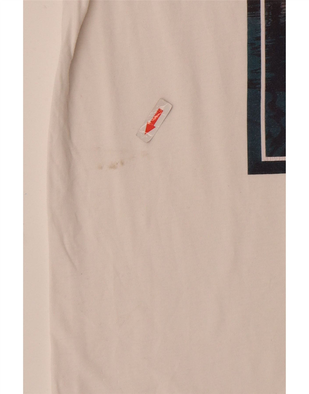 Adidas Grafisk T-shirt top til mænd, stor hvid bomuld
