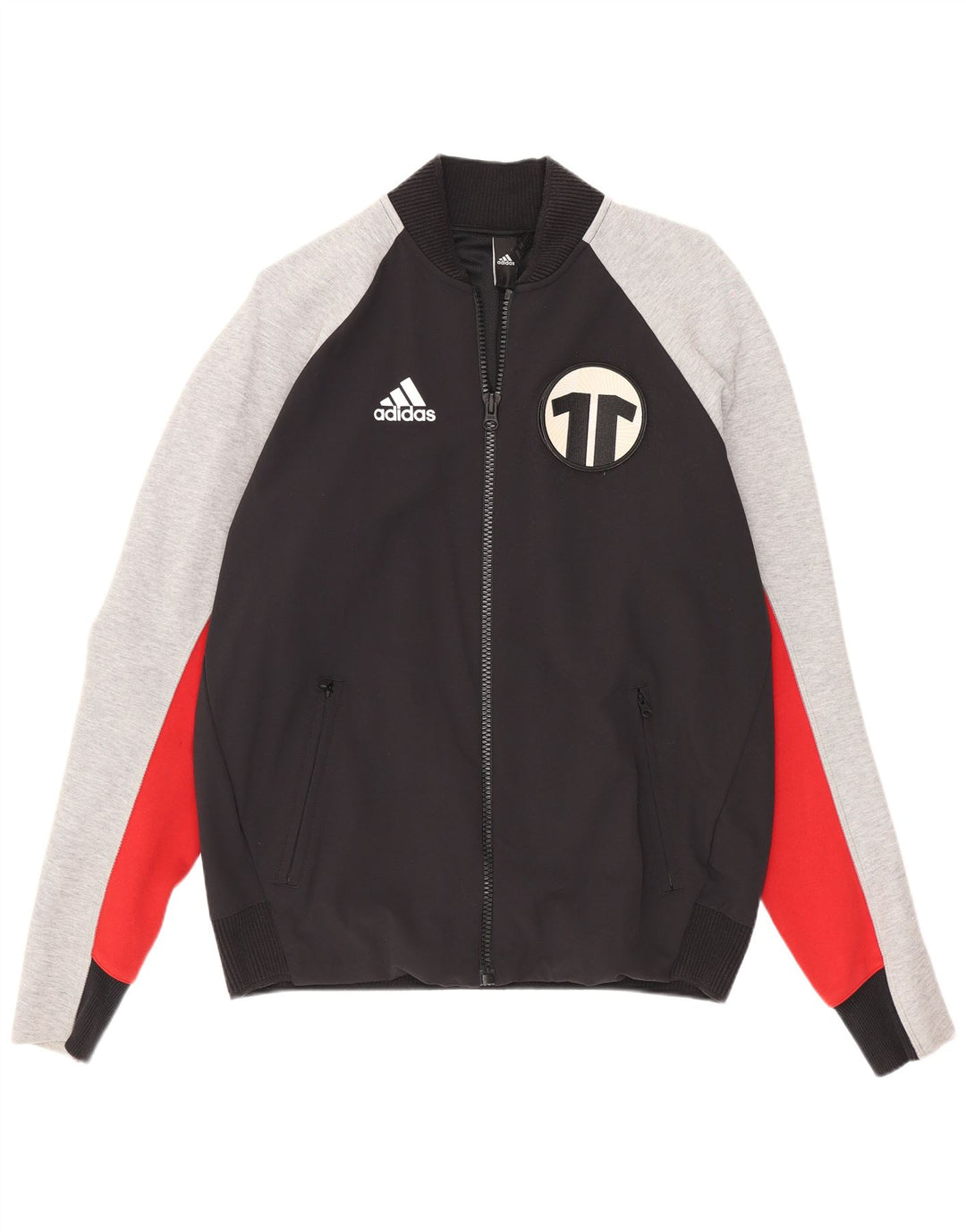 Adidas Herre grafisk træningsdragt Topjakke Medium Sort Colourblock Sports