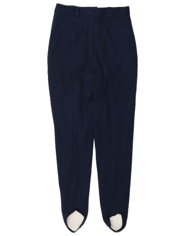 Fila Dame Stigbøjle Casual Bukser IT 44 Medium W28 L30 Marineblå Akryl