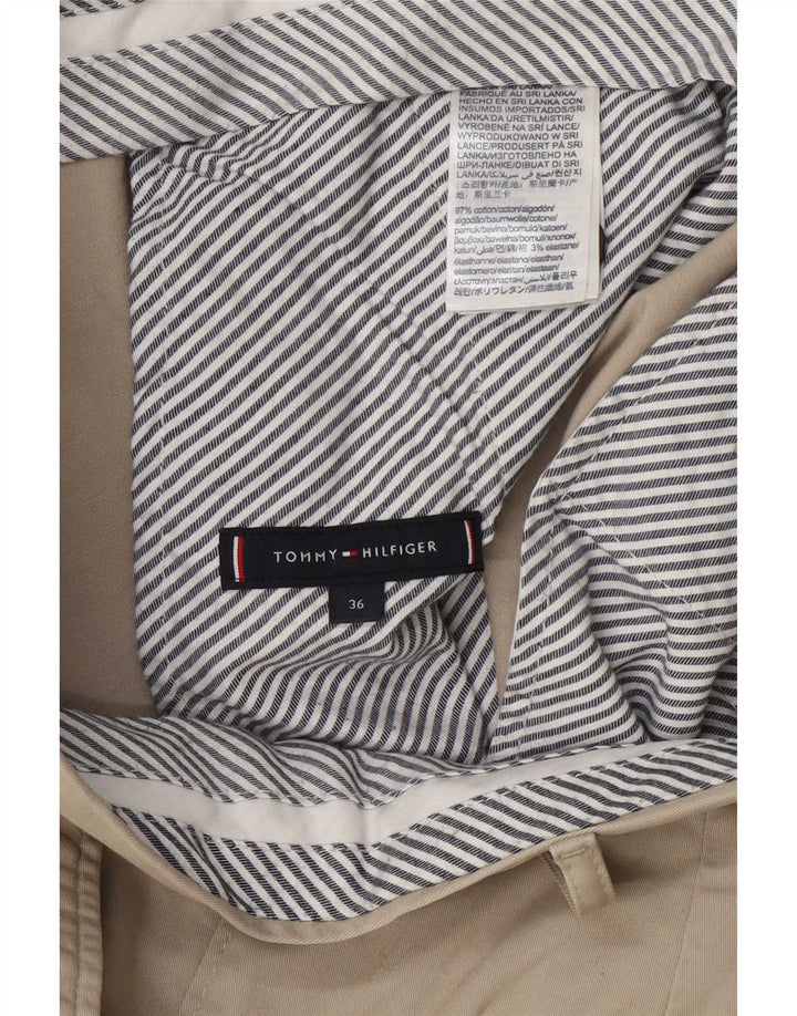 Tommy Hilfiger Herre Chino Shorts W36 Stor Beige Bomuld