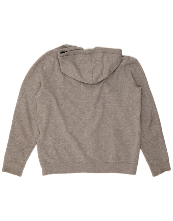 Tommy Hilfiger Herre hættetrøje med lynlås Large Grå Flecked
