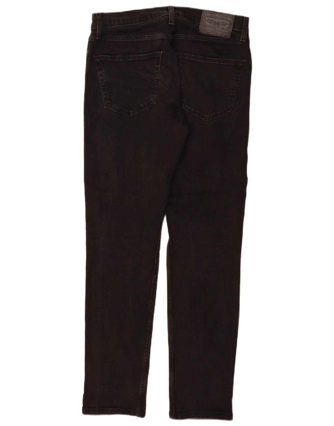 LEVI'S Herre 502 tilspidsede jeans W32 L31 Sort bomuld