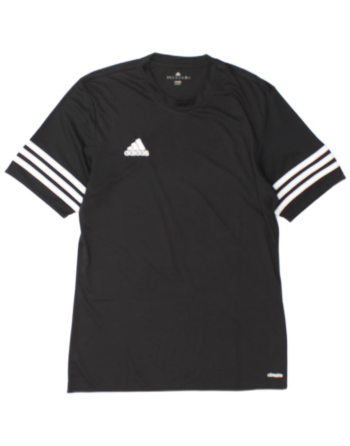 Adidas Herre Climalite T-Shirt Top Medium Sort