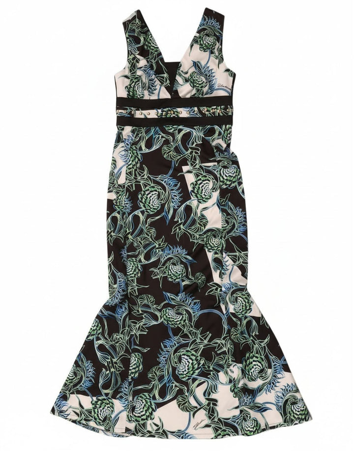 Just Cavalli Kvinders Grafisk Havfrue Kjole IT 44 Medium Sort Designer