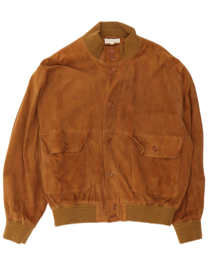 Living World Herre Ruskind Bomber Jacket UK 42 XL Beige