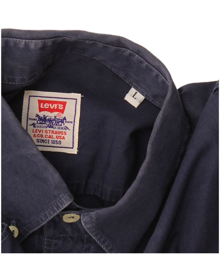 LEVI'S Herreskjorte Stor Marineblå