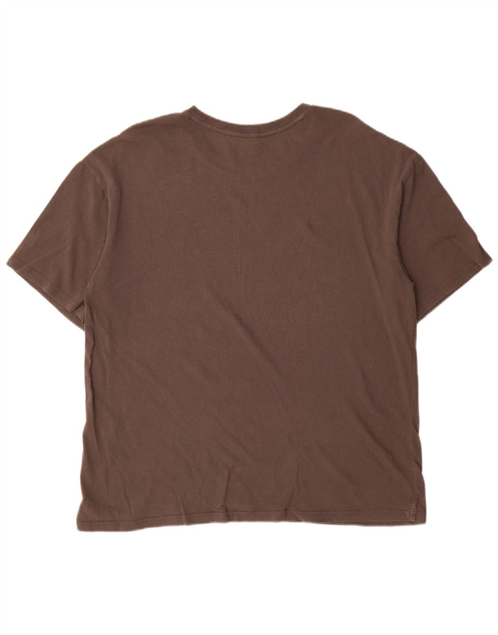Hurley Herre Grafisk T-Shirt Top Stor Brun