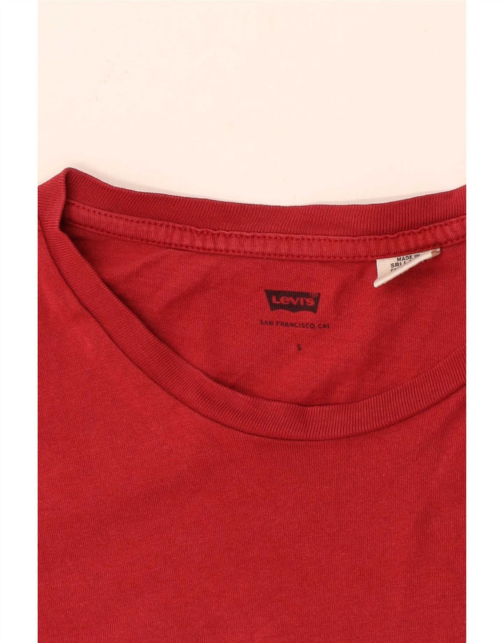 Levi's Herre T-Shirt Top Lille Rød
