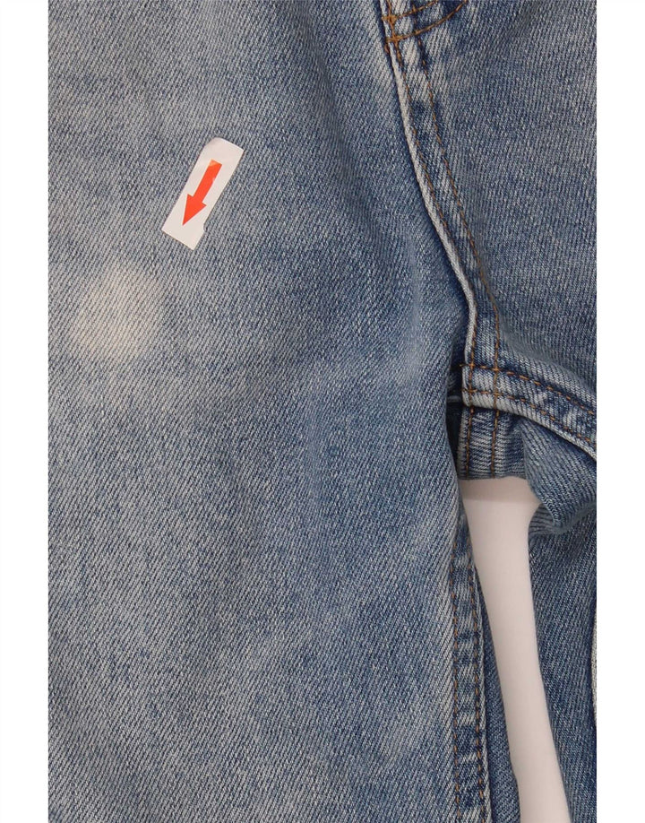 Vintage Dame Flared Jeans EU 36 Small W25 L32 Blå Bomuld