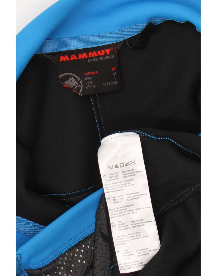 MAMMUT Mens Tracksuit Top Jacket Medium Blue Polyester Vintage Mammut and Second-Hand Mammut from Messina Hembry 